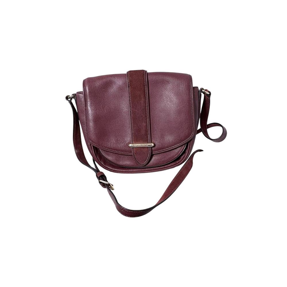 Kate Spade Hunts Place Marci Crossbody Handbag - Burgundy Leather Suede - EUC